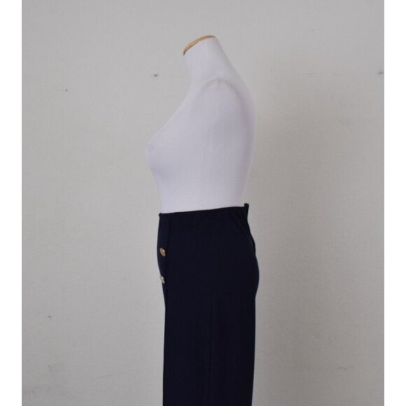 Love Nation Navy High Rise Straight‎ Leg Pants Size Large - Picture 4 of 9